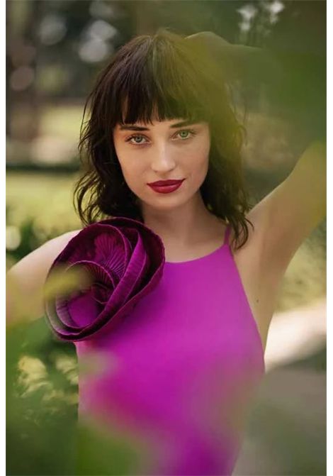 Midi dress with ruffles MISCHALIS | dress | M4 88571